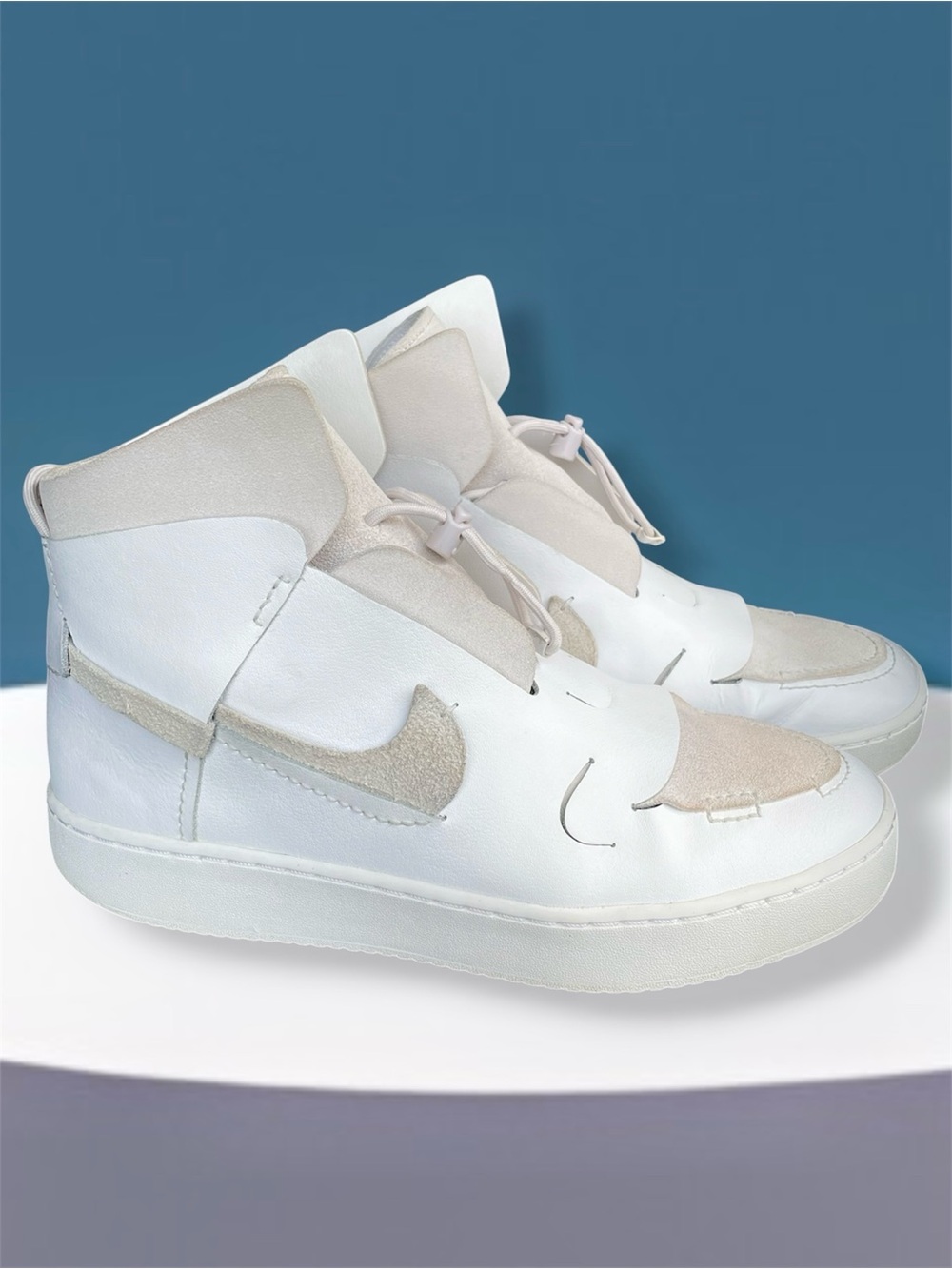Nike Women’s Vandalized LX "Platinum Tint" High-Top Leather Sneakers size 10